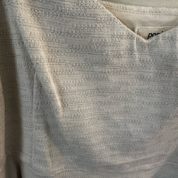 Anthropologie Porridge clothing beautiful top cream color size large - Picture 4 of 8